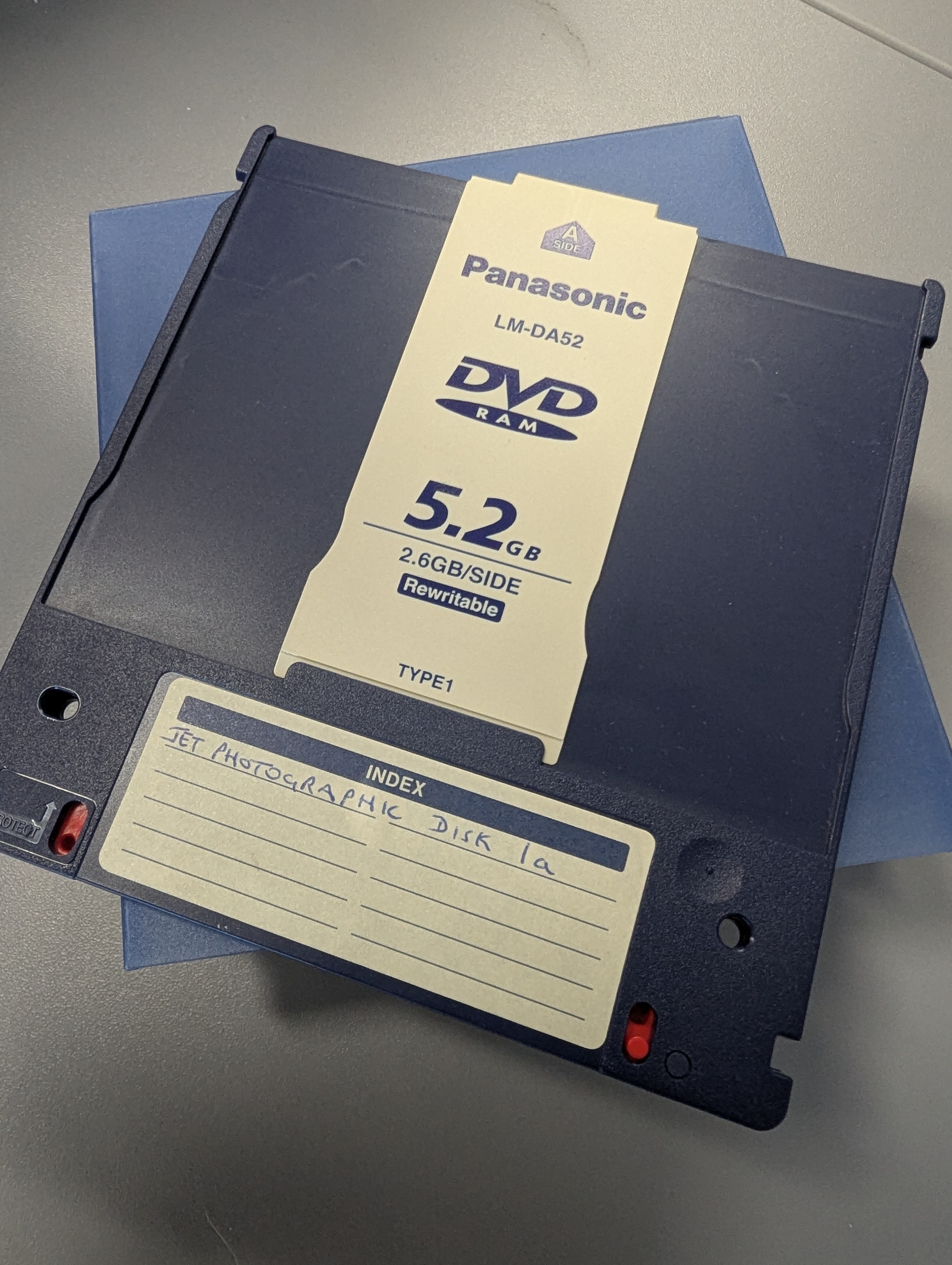 Panasonic DVD-RAM cartridge media